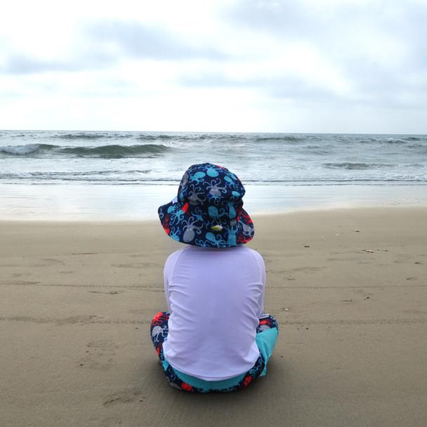 Gorro tipo Bucket para Bebés con Protección Solar